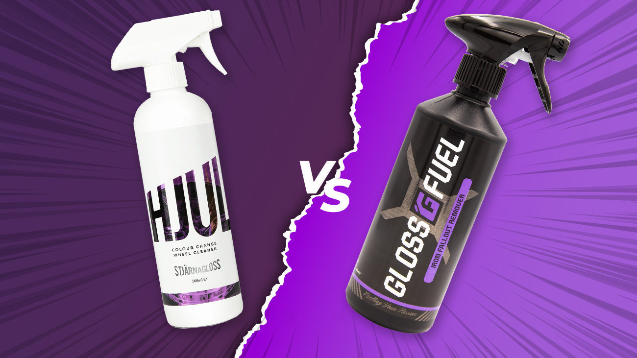 Gloss Fuel Iron Fallout Remover 'vs' Stjärnagloss Hjul