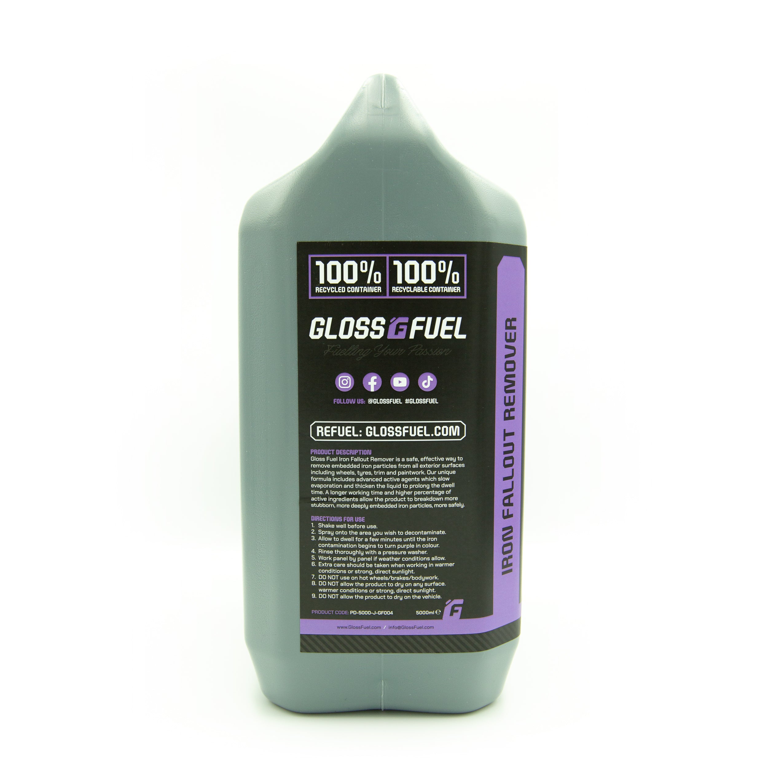 Iron Fallout Remover - 5L 100% PCR Jerry Can