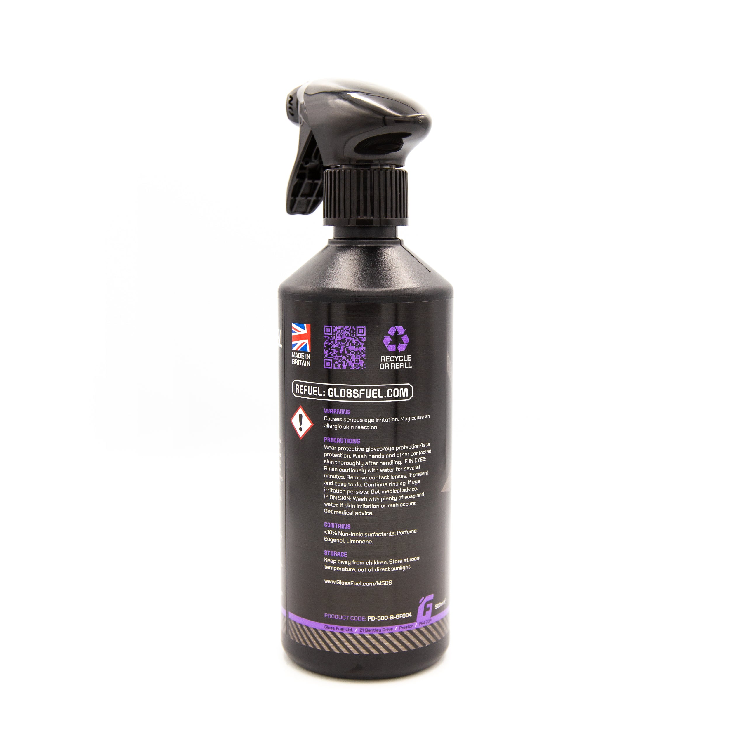 Gloss Fuel Iron Fallout Remover - 500ml Trigger Spray Bottle