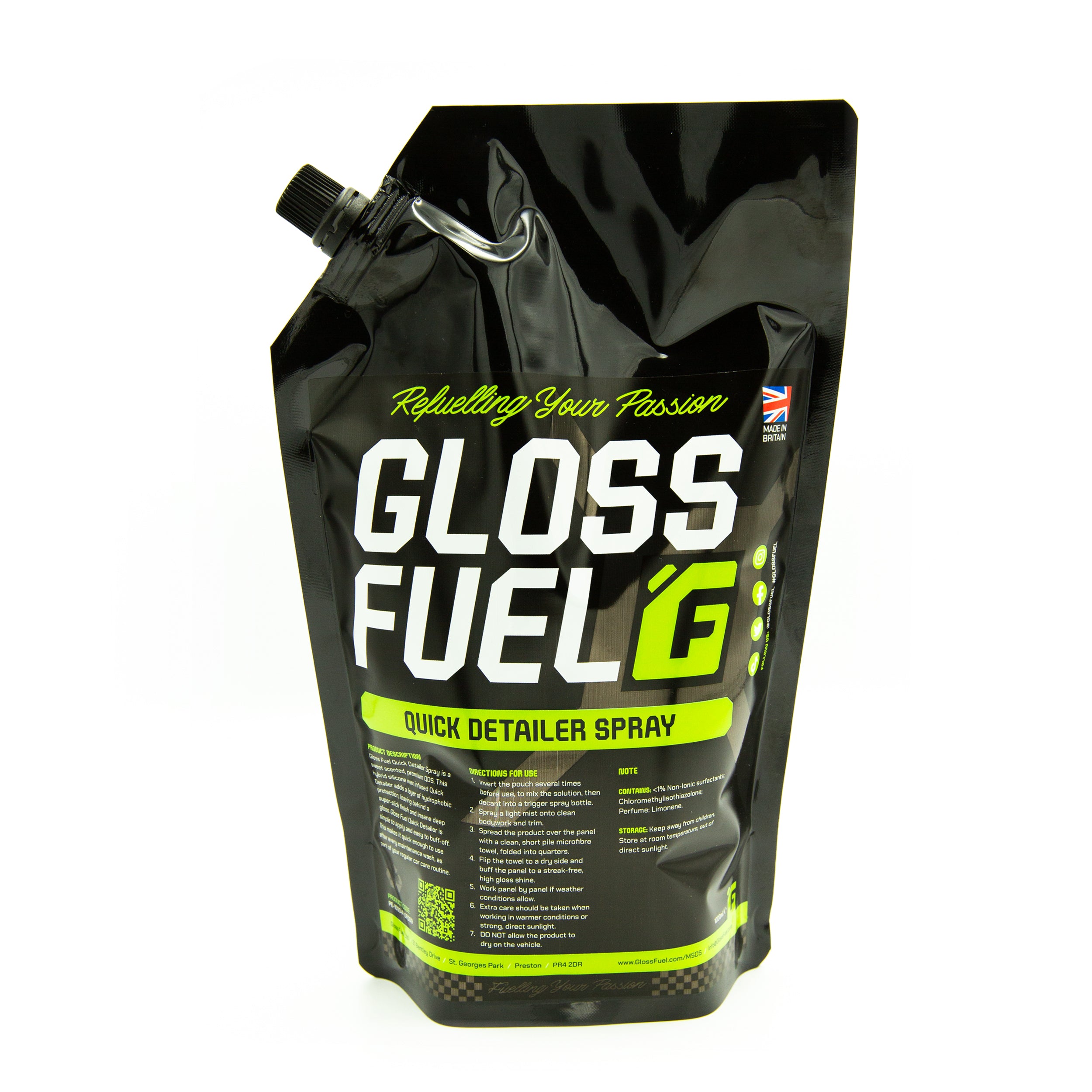 Quick Detailer Spray - 1000ml Refuel Pack