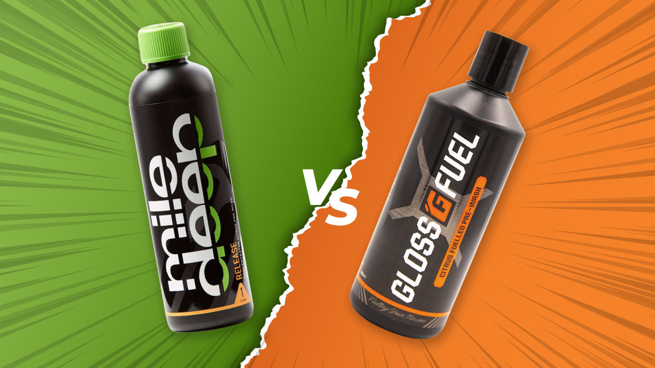 Gloss Fuel Citrus Fuelled Pre-Wash 'vs' Mile Deep Release: Which Should you Choose?