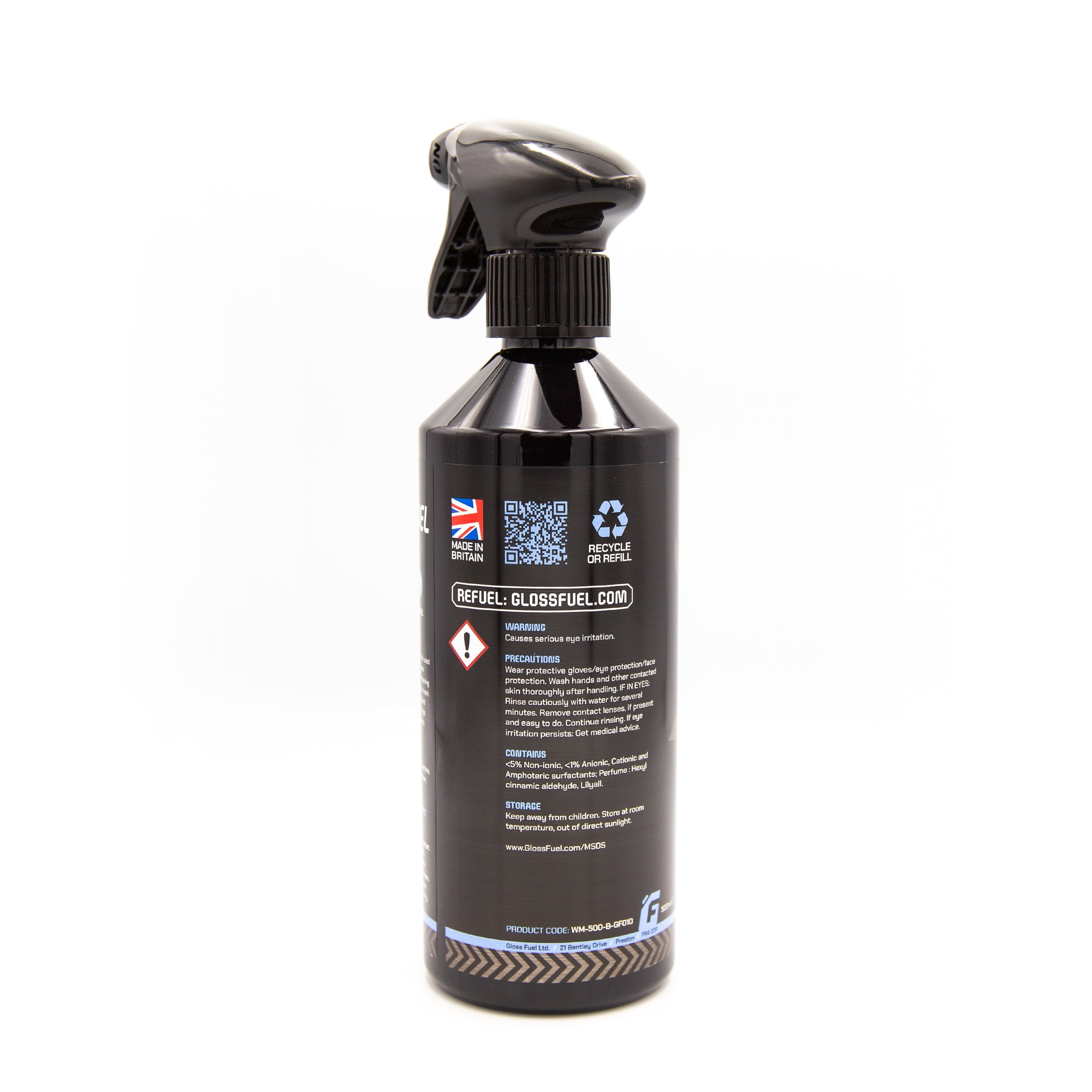 Gloss Fuel Interior Spot Clean Shampoo - 500ml Bottle